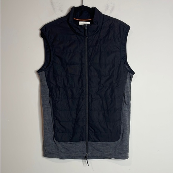 Icebreaker | Men's Black & Grey Merinoloft Full Zip Wool Insulated Vest M NWT - Picture 1 of 9